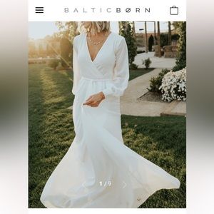 Baltic Born Lydia Maxi Dress Off-white